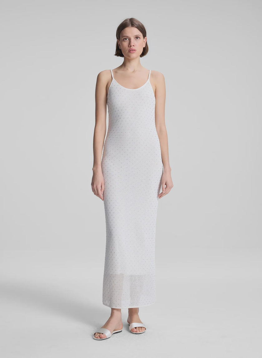 ALC White Embellished Dress