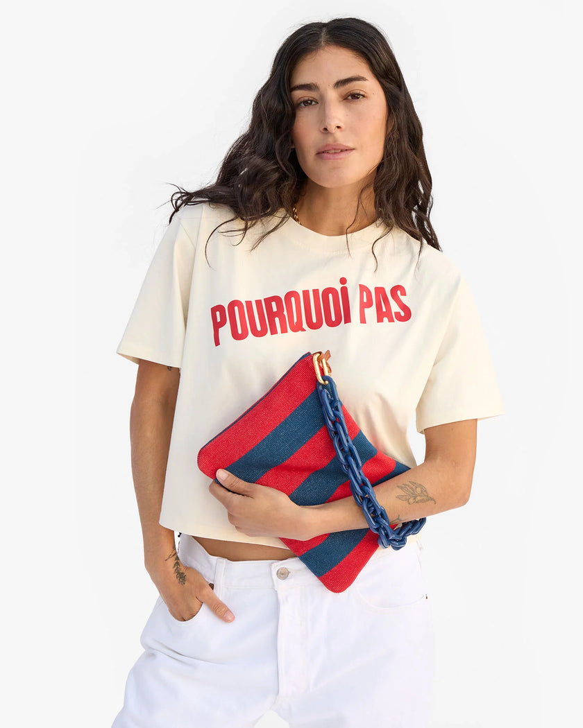 CLA Canvas Clutch