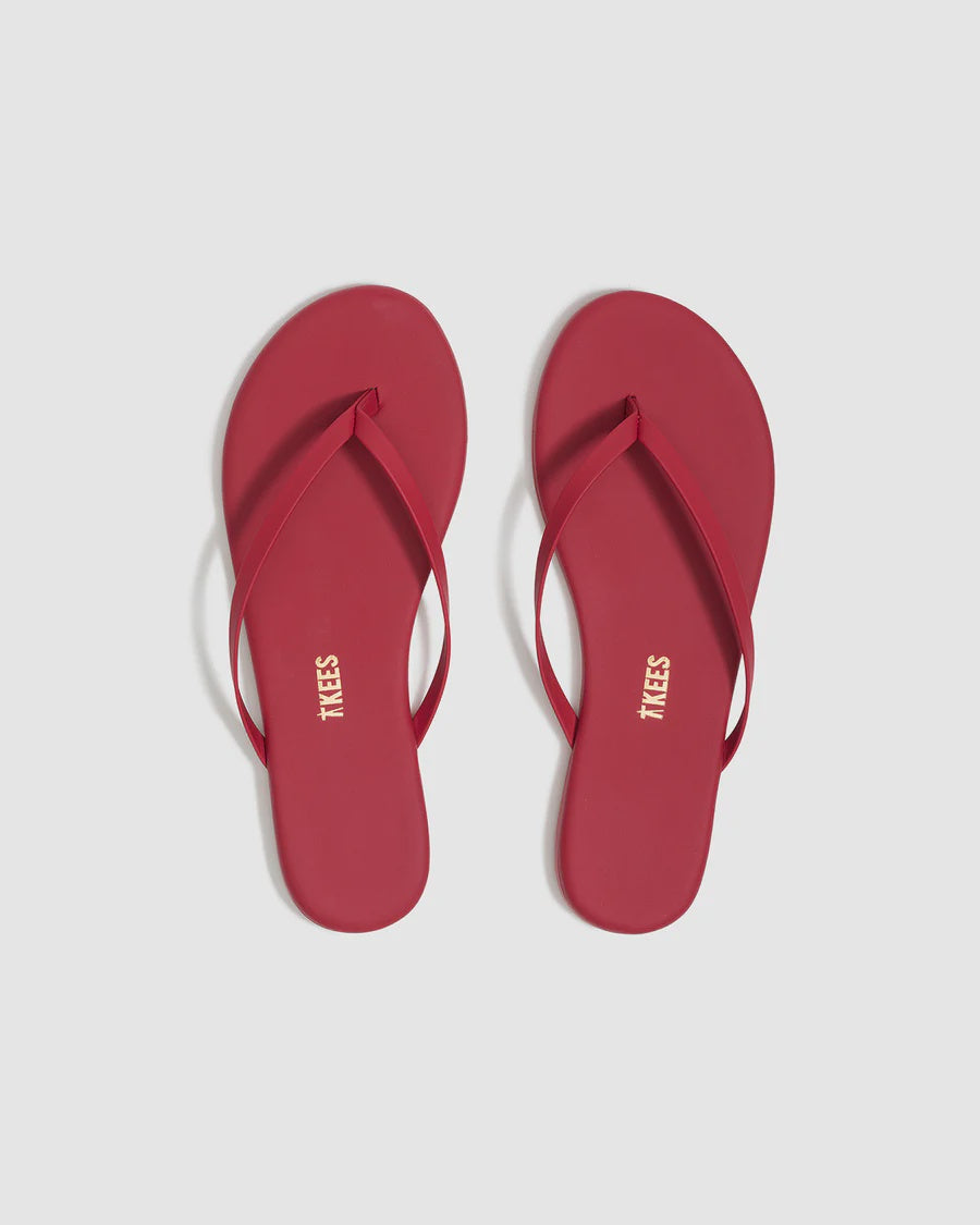 TKE Solid Red Flip Flop