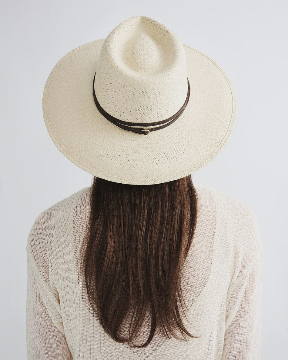 JL Straw Double Strap Hat