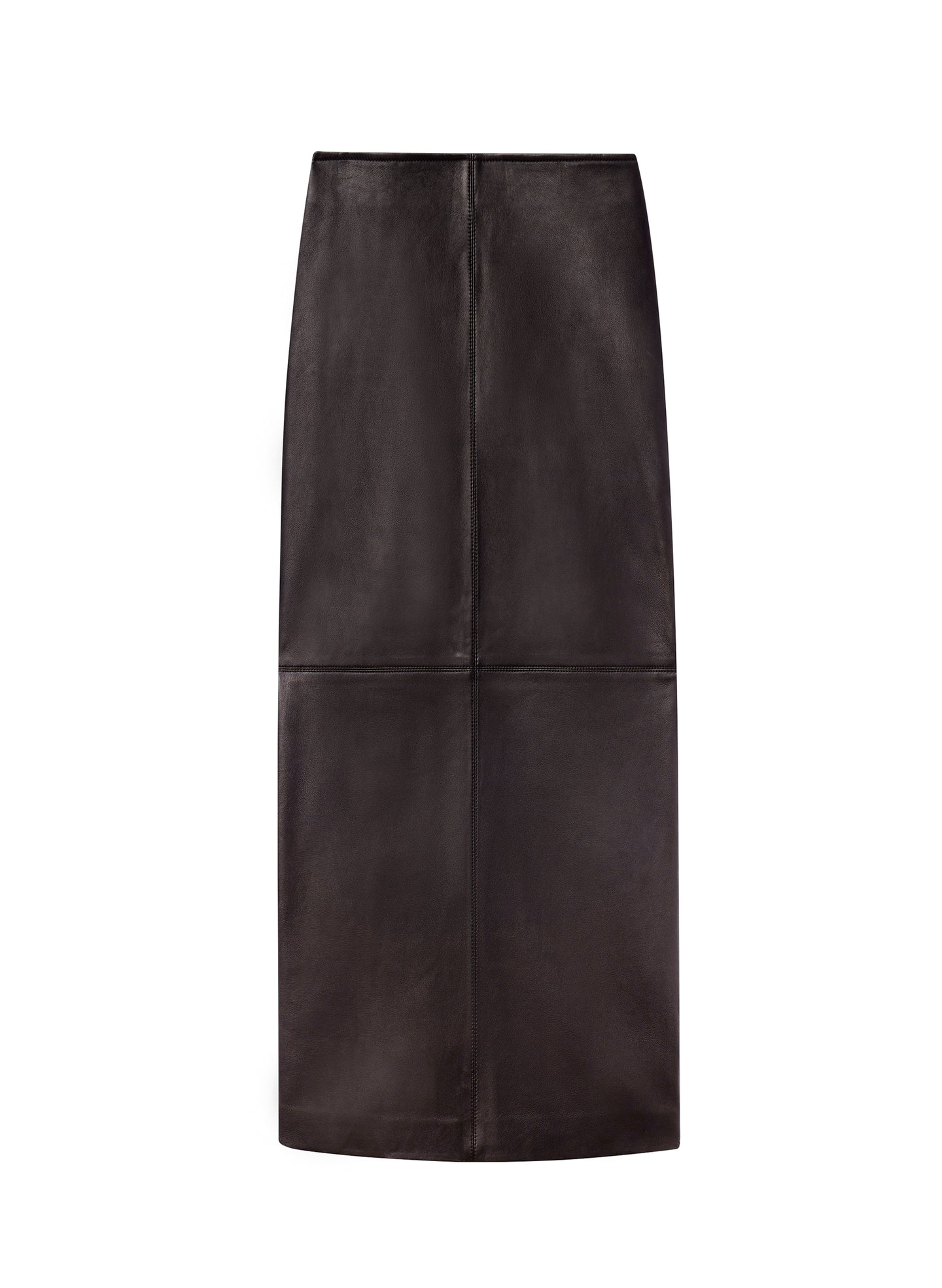ALC Leather Midi Skirt