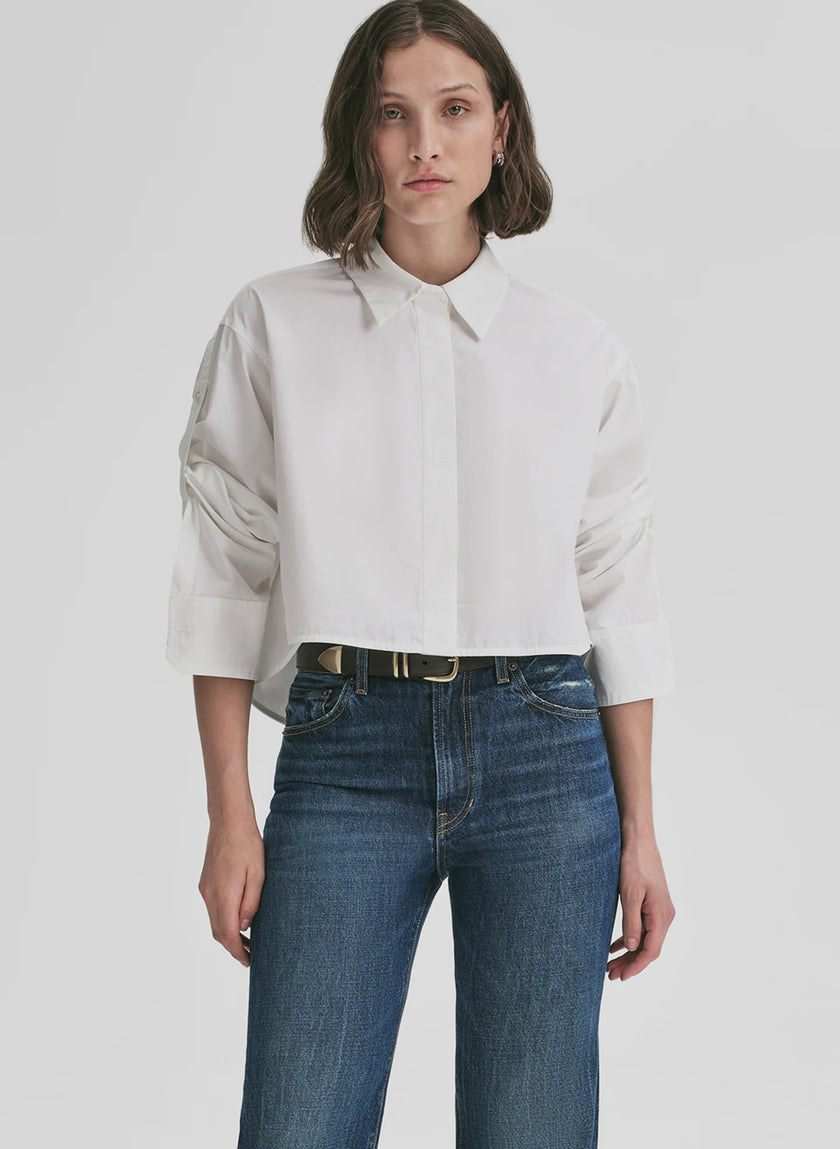 ALC Cropped Buttondown Shirt