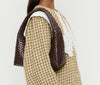 LOF Woven Chocolate Bag