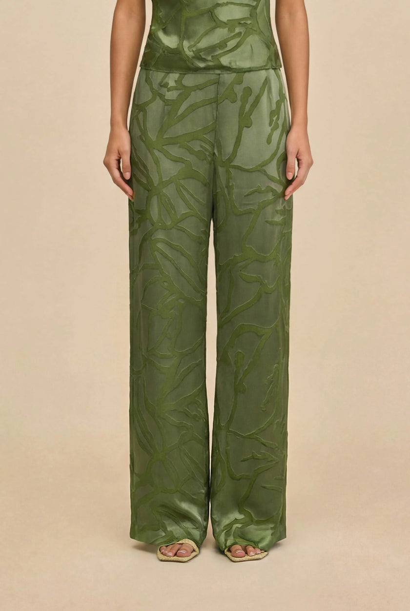 CUT Silk Burnout Pants
