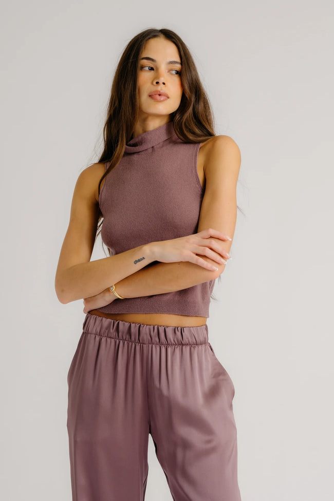 SAB Sleevless Turtleneck Top