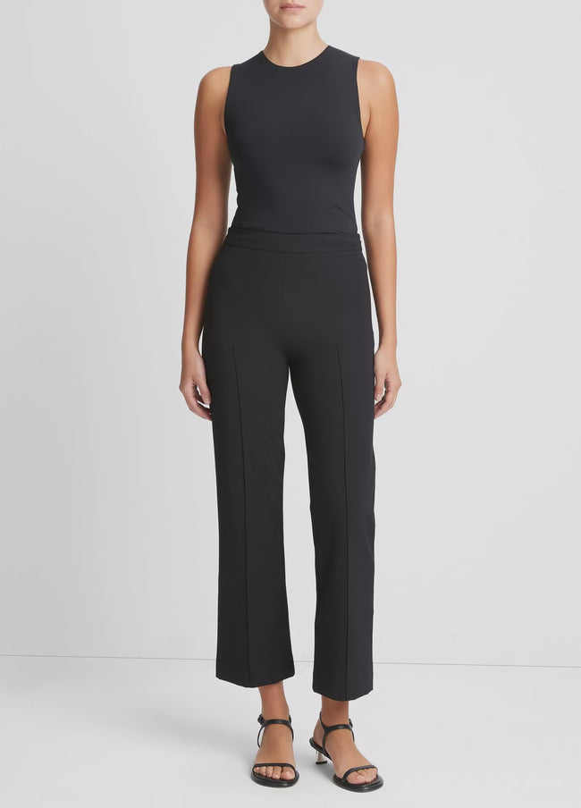 VIN Black Crop Flare Pant