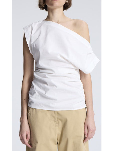 ALC Asymmetric Off the Shoulder Top