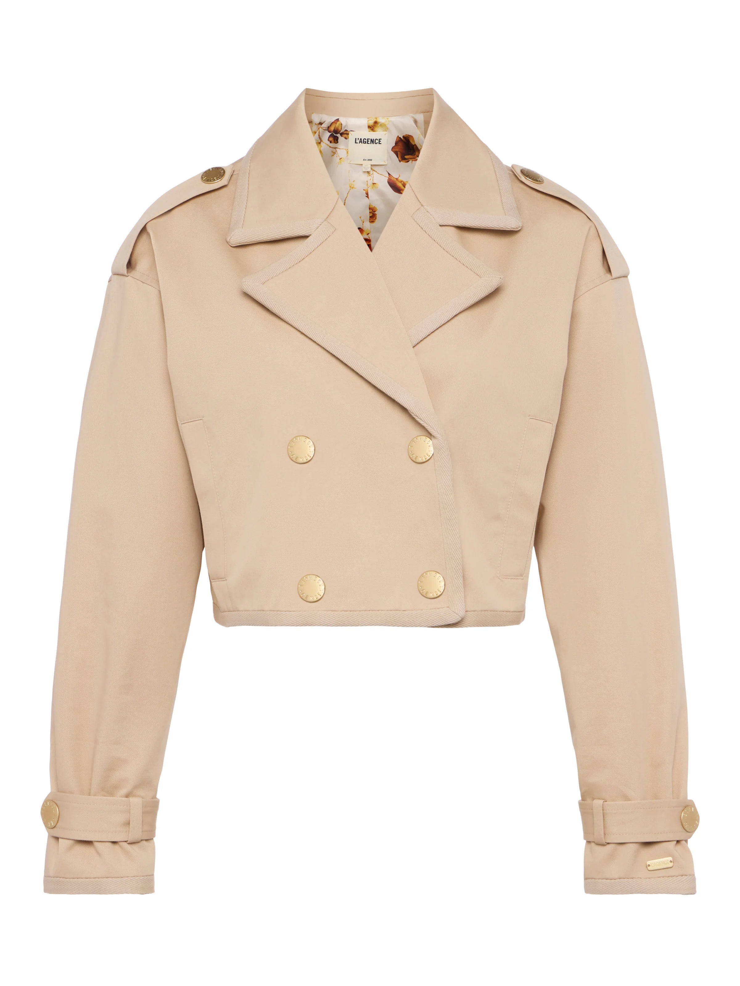 L'A Cropped Trench Coat