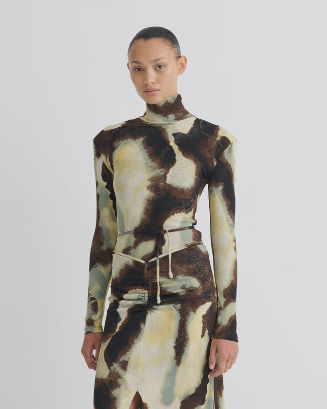 NAN Watercolor Jersey Top