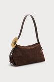 CUT Suede Shoulder Bag