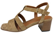 AM Suede Square Toe Heel