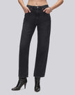 RED Black Faded Relaxed Jeans
