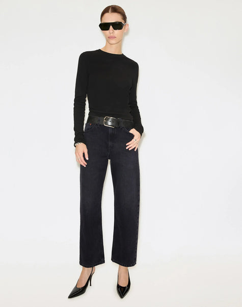 RED Black Faded Relaxed Jeans