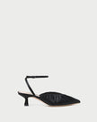 LOF Satin Ruched Kitten Heel