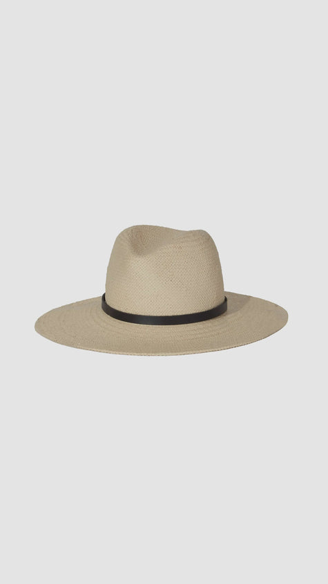 JL Natural Hat w Black Strap