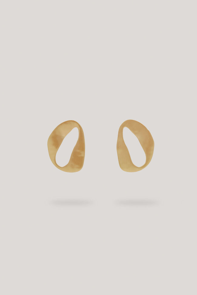 CUT Hammered Metal Earrings