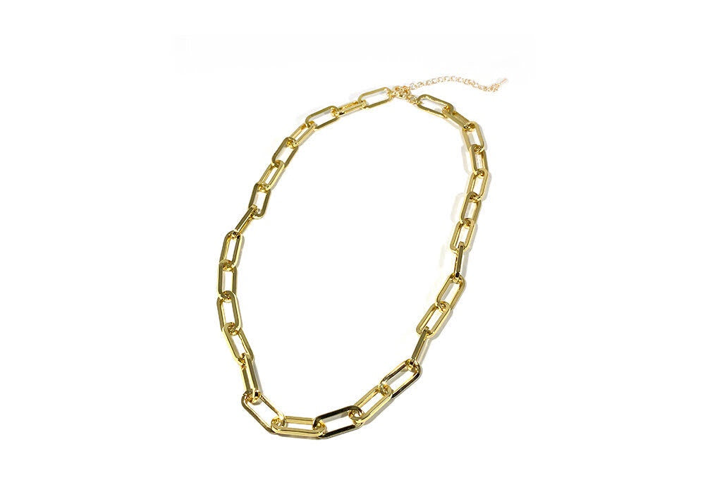 RN Rectangle Chain Necklace