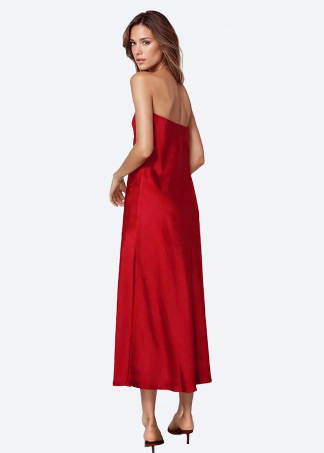 CAM Strapless Midi Dress