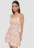 CAM Blush Floral Mini Dress