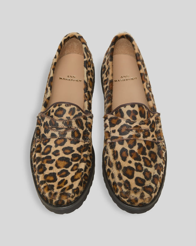 AM Leopard Loafer