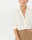 AM Silky Cheetah Blouse