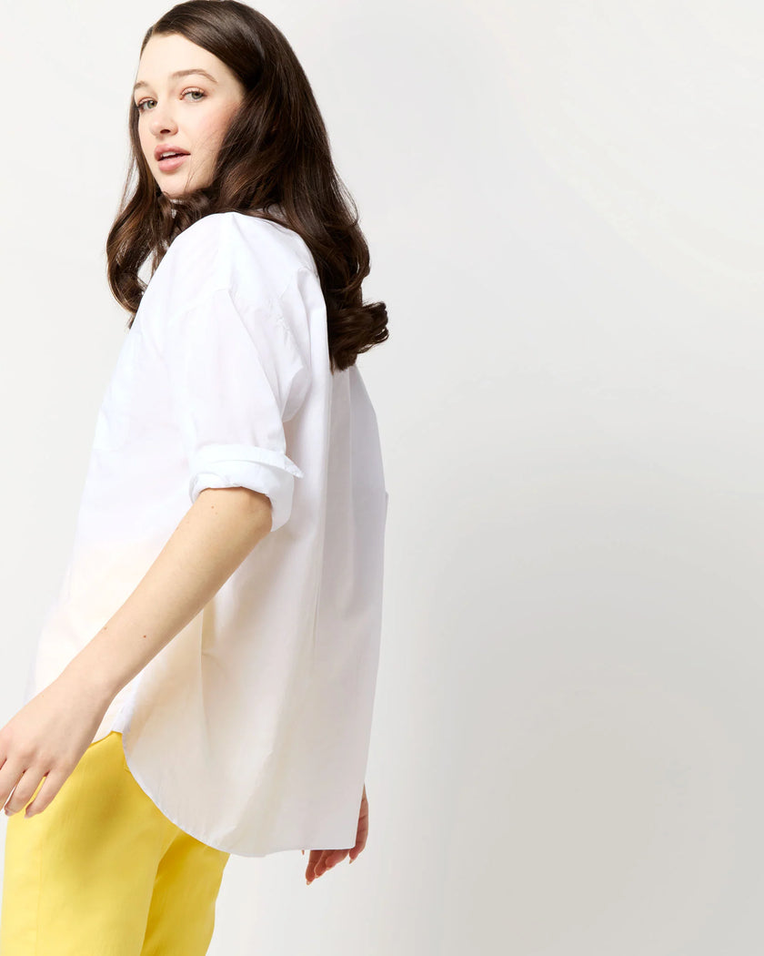 AM White Poplin Buttondown