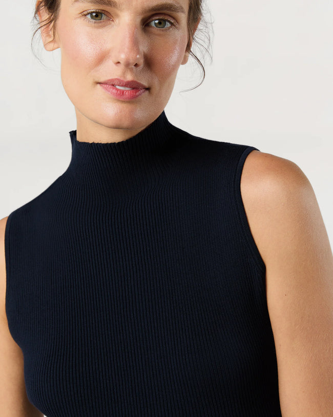 AM Mock Sleeveless Sweater Dress