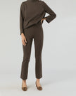 AM Brown Crop Flare Pants