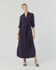 AM Purple Silk Maxi Dress