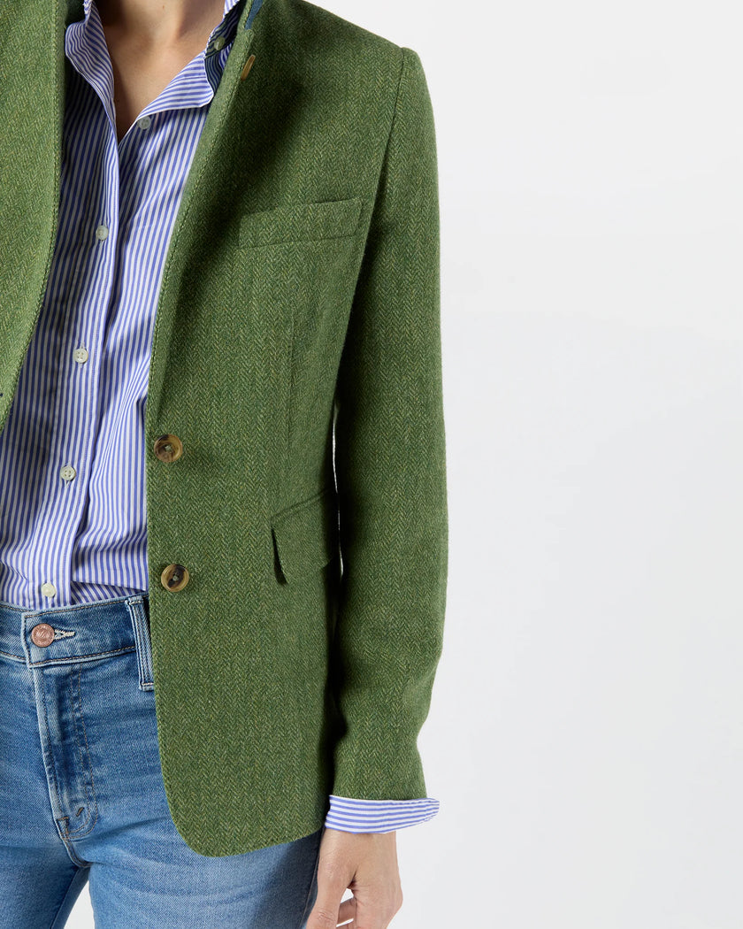 AM Green Tweed Blazer