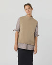 AM Mock Neck Cashmere Sweater Vest