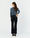 AM Velvet Crop Flare Pants