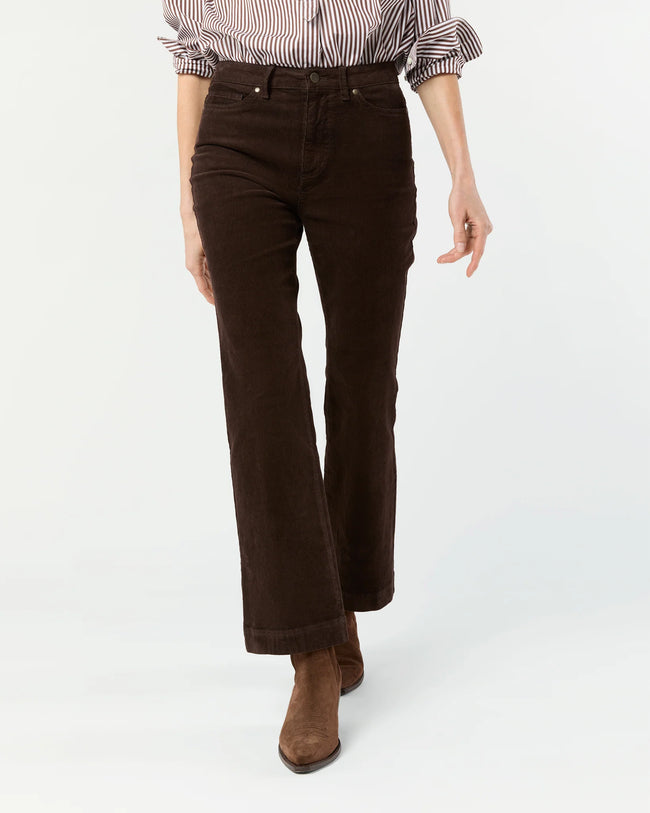 AM Corduroy Crop Flare Pant