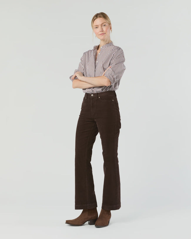 AM Corduroy Crop Flare Pant