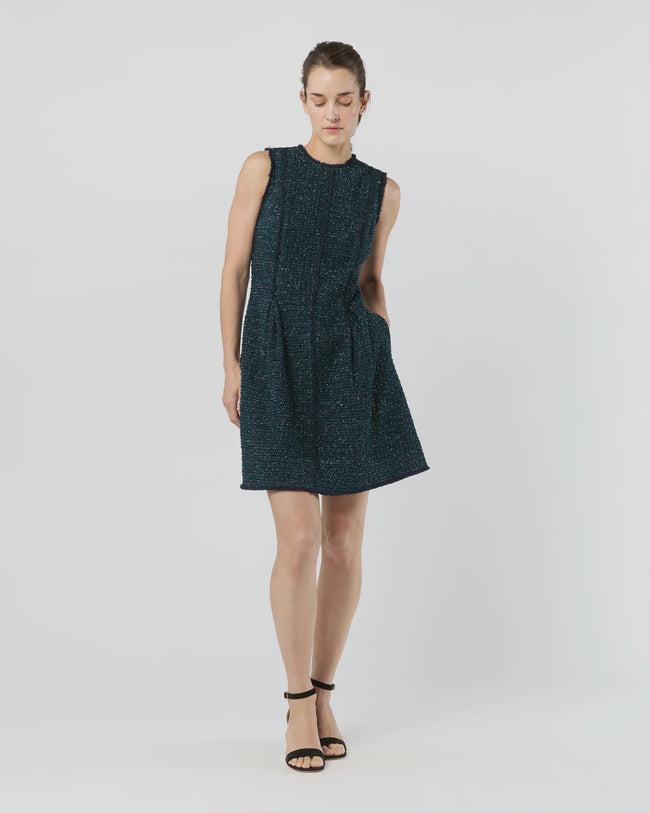 AM Tweed Metallic Dress