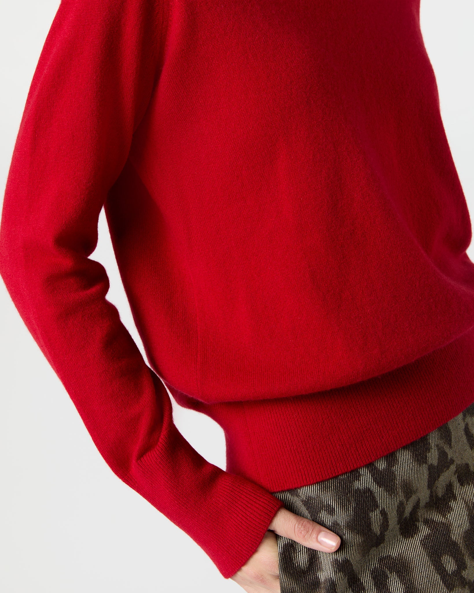 AM Red Crewneck Sweater