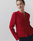 AM Red Boucle Jacket