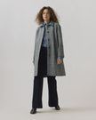 AM Plaid Collared Coat