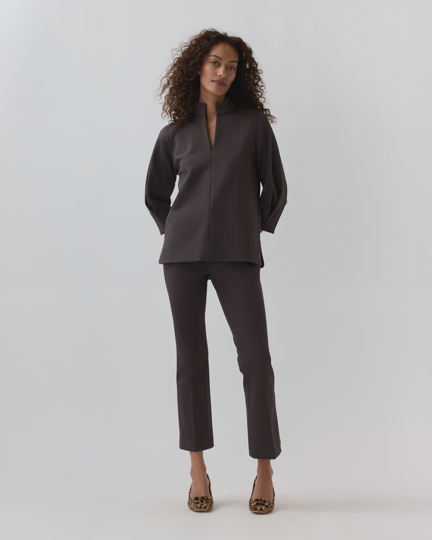 AM Flare Cropped Pull On Pant