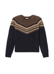 ALC Stripe Brushed Sweater