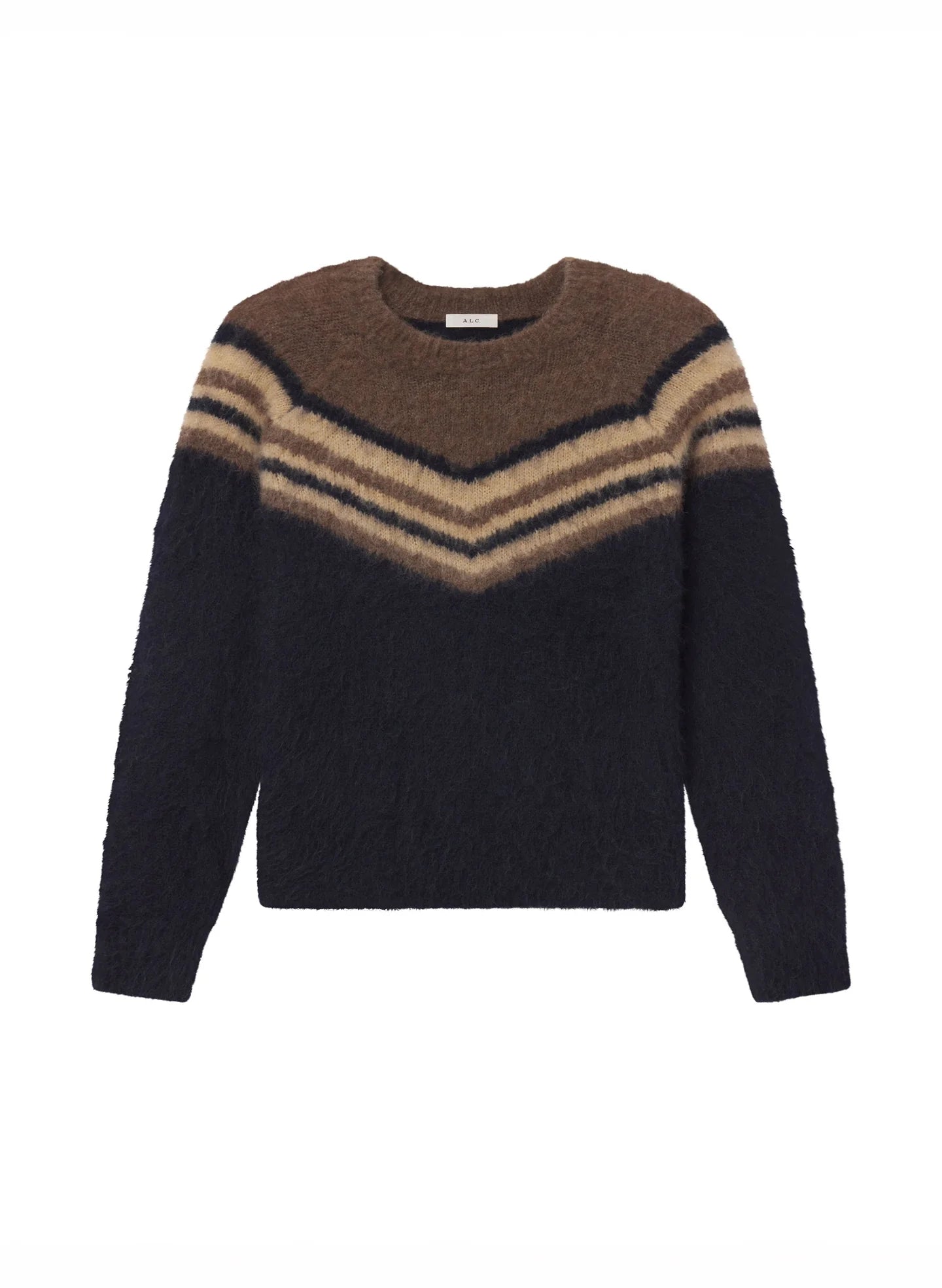 ALC Stripe Brushed Sweater