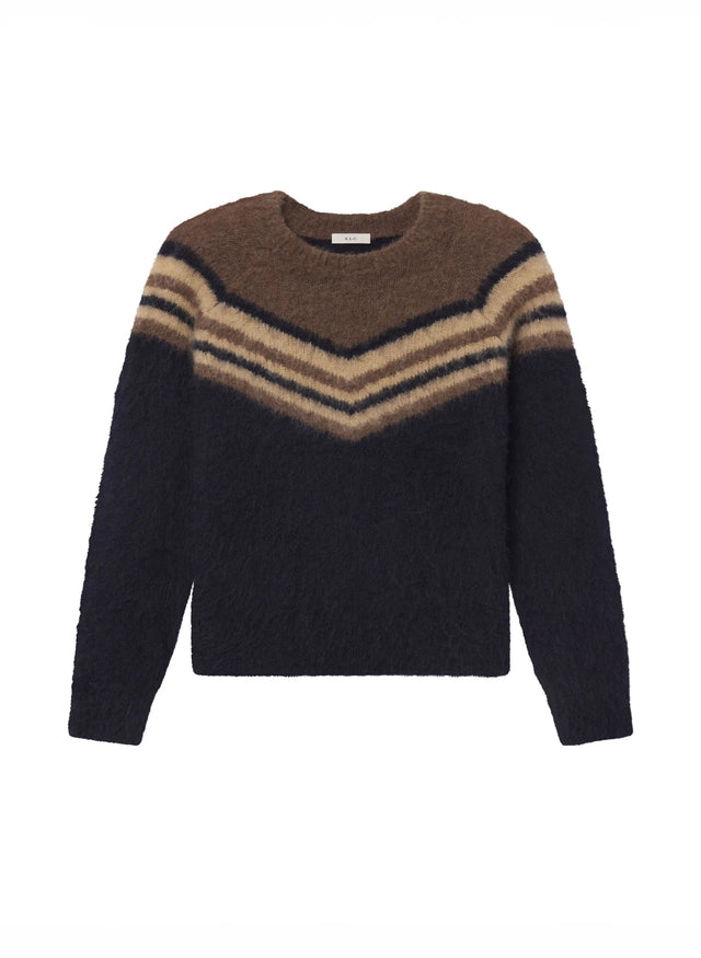 ALC Stripe Brushed Sweater