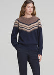 ALC Stripe Brushed Sweater