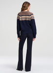 ALC Stripe Brushed Sweater
