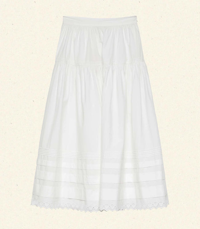 DOE Poplin Midi Skirt