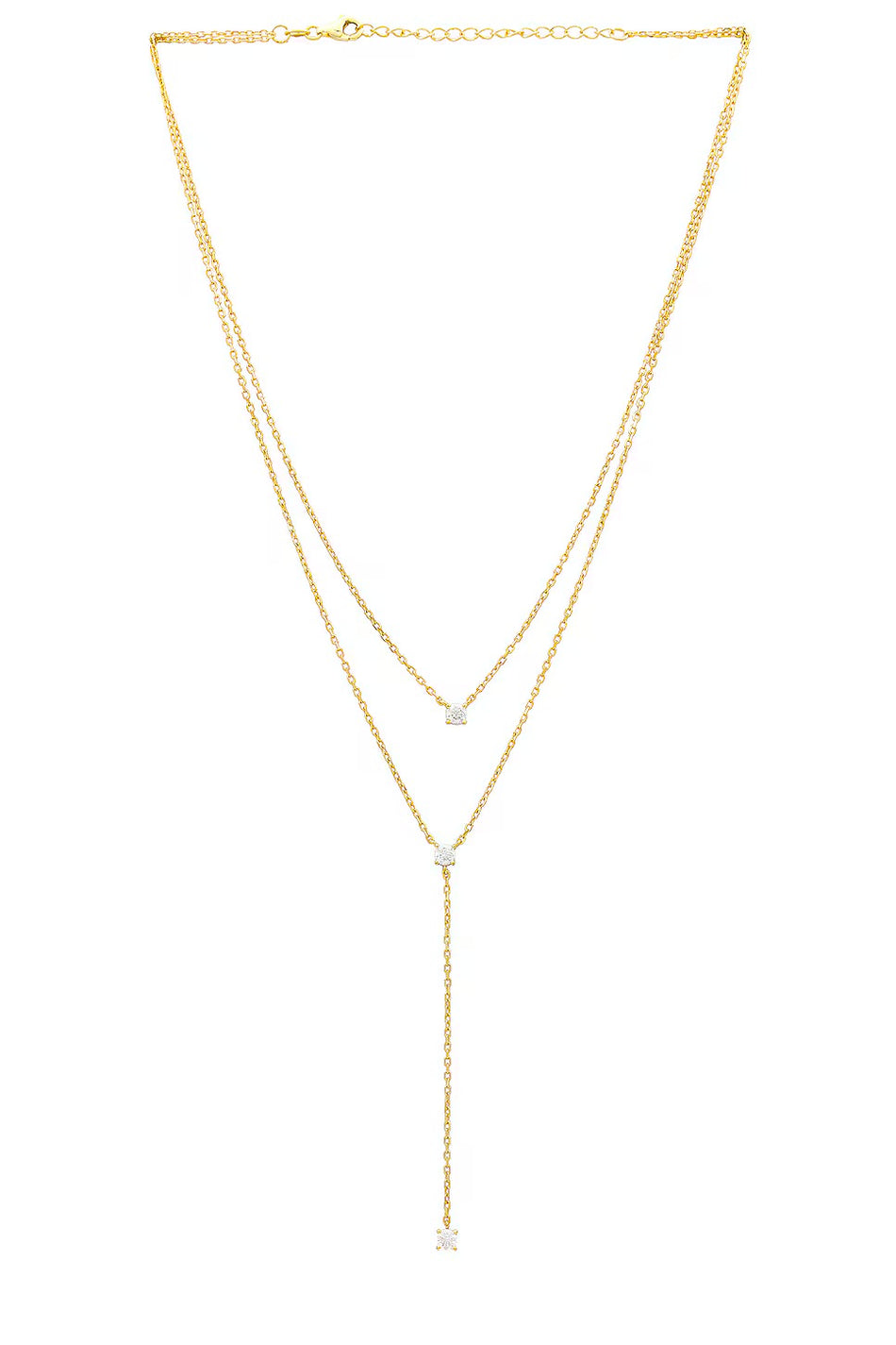 SHA Layered Lariat Necklace