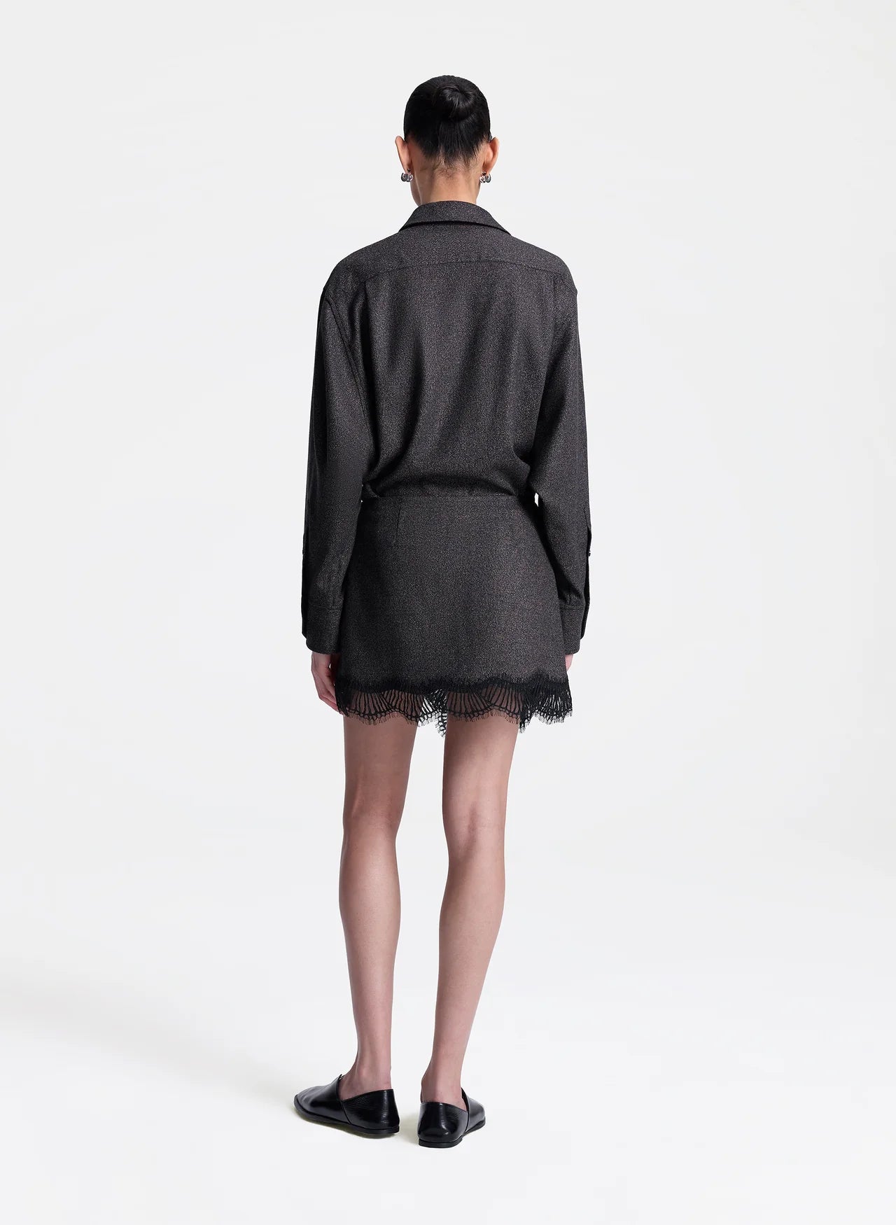 ALC Lace Trim Mini Skirt