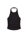 ALC Linen Stretch Halter Top