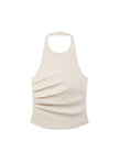 ALC Linen Stretch Halter Top
