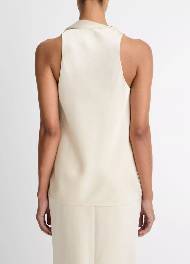 VIN Satin Scarf Top